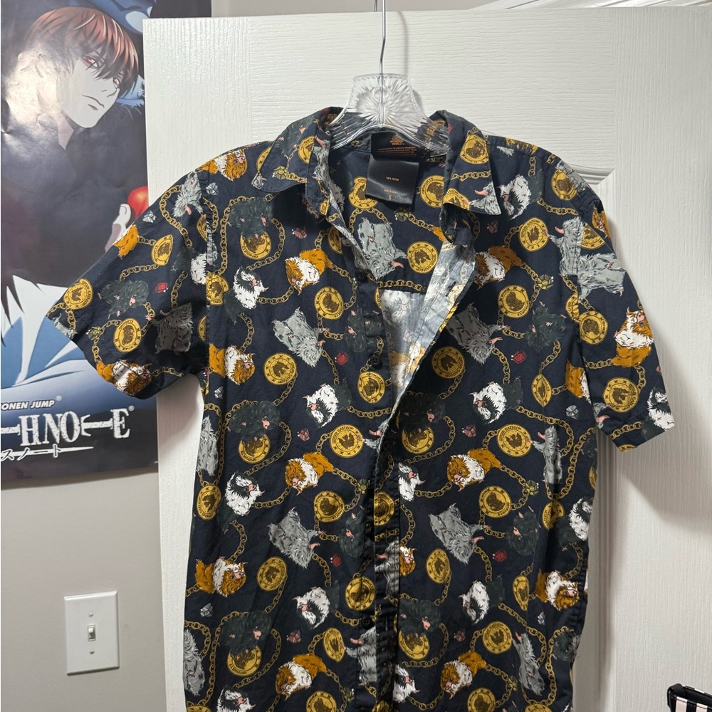 Warner Bros. Black and Yellow Graphic Men's Shirt